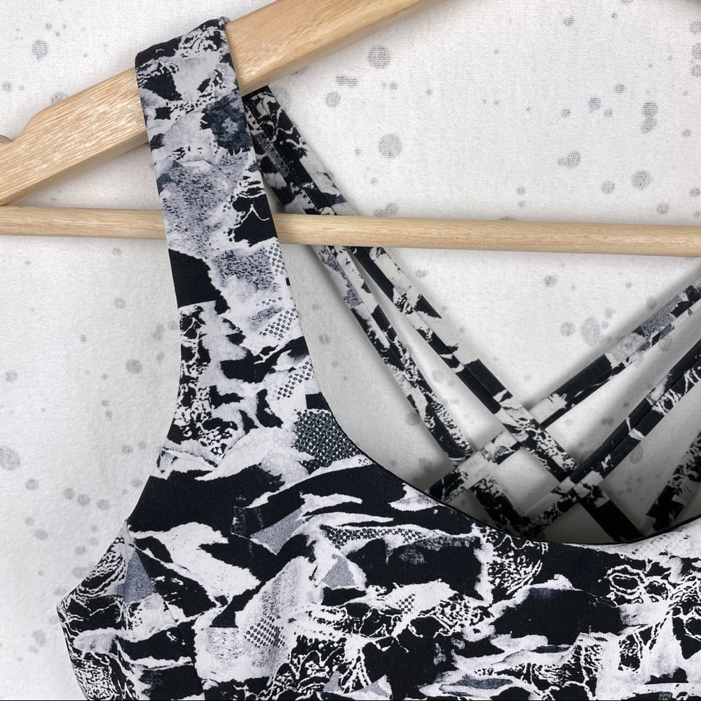 Lululemon Free To Be Serene Bra Interlaced Starlight Black 6 - Picture 5 of 10